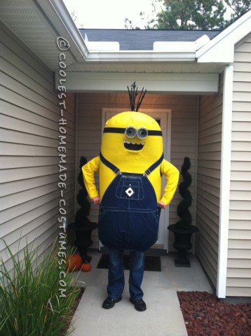 My Husband's Masterful Homemade Minion Costume