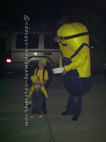 My Husband's Masterful Homemade Minion Costume