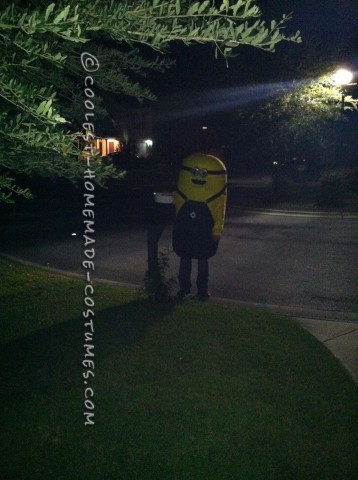 My Husband's Masterful Homemade Minion Costume