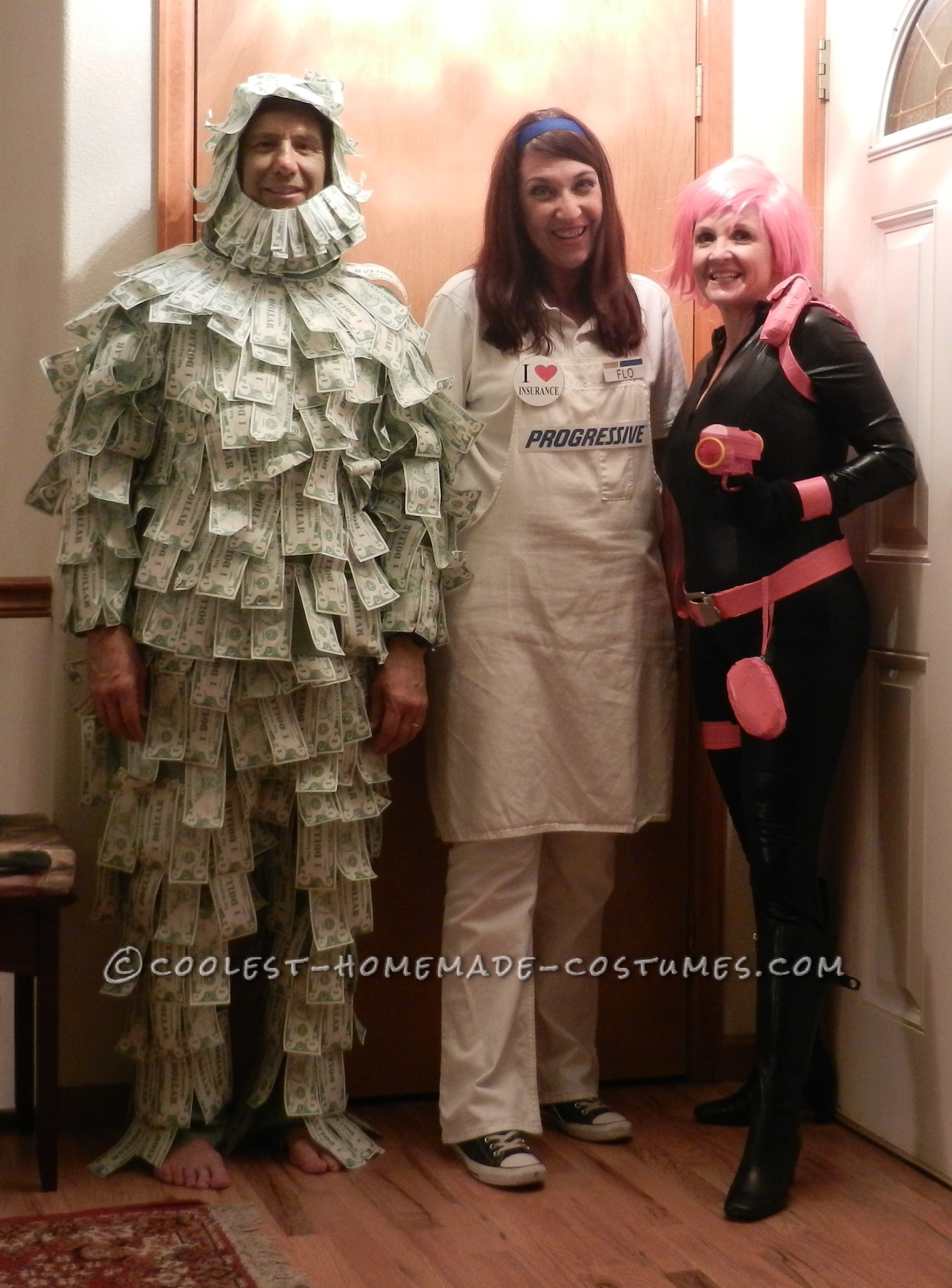 The Insurance Superheroes Group Halloween Costume