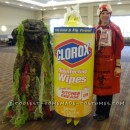 Disinfectant Wipe, Germ and Biohazard Waste Group Costume