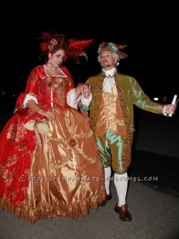 The Original 1% - Rococo Masquerade Couple Costume