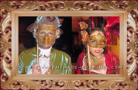 The Original 1% - Rococo Masquerade Couple Costume