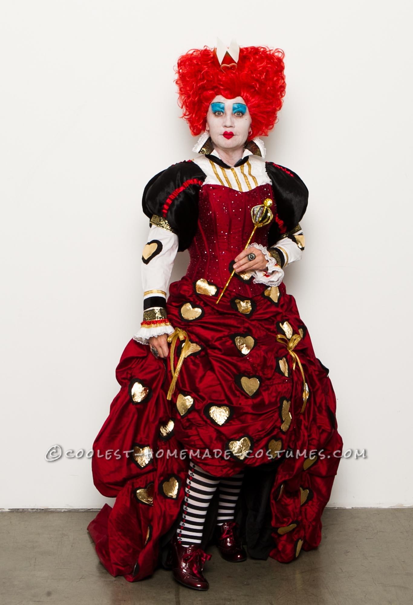 Amazing Handmade Red Queen Costume