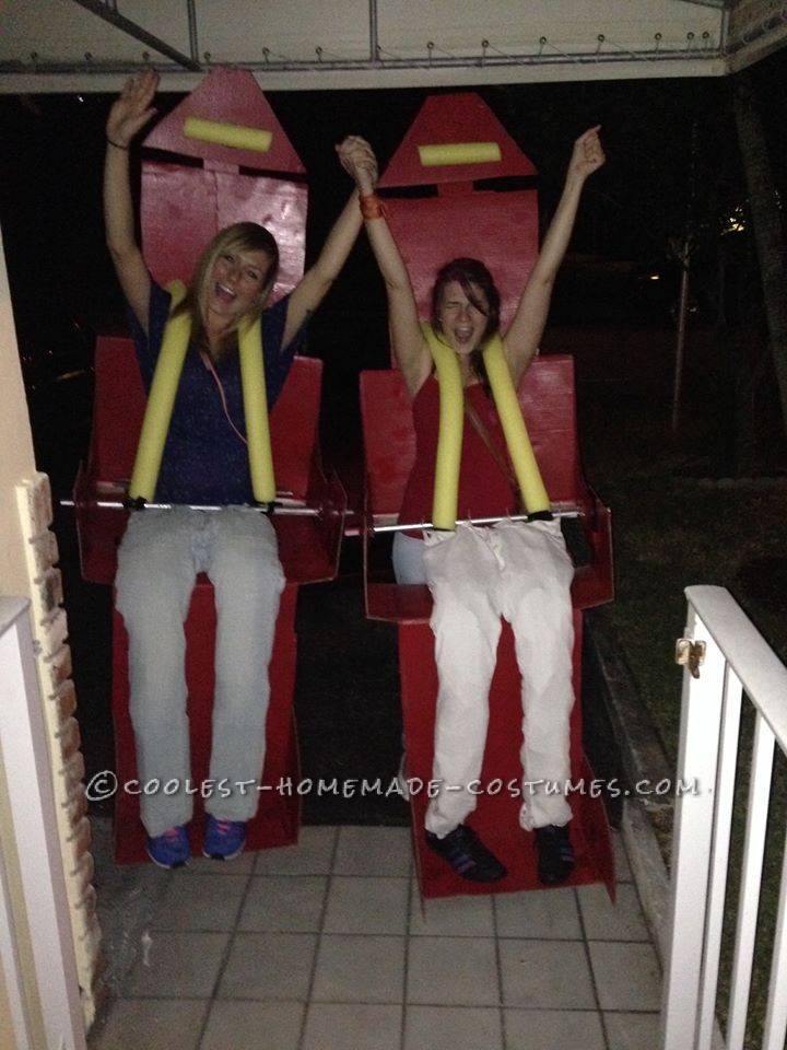 Roller Coaster DIY Cardboard Costume