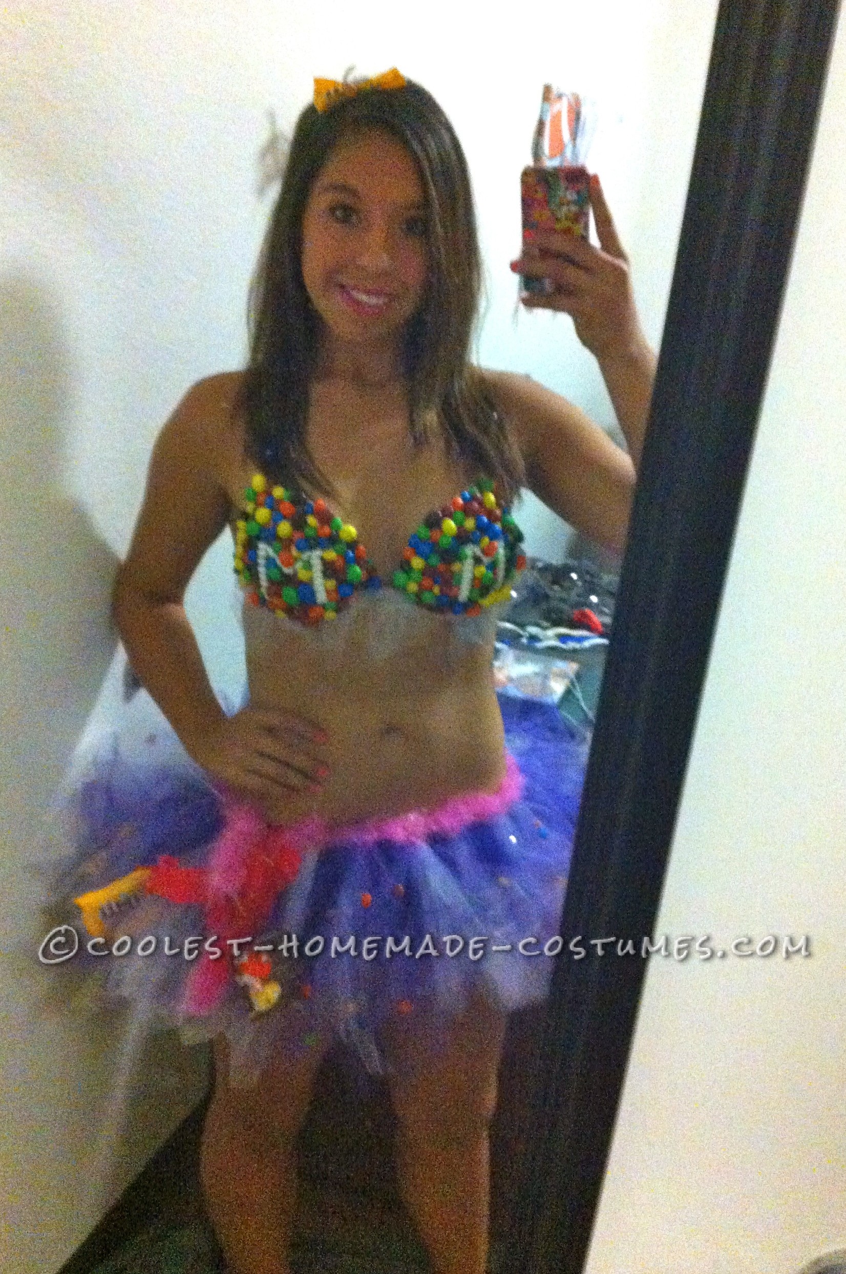 Sexy M&Ms Girl Halloween Costume