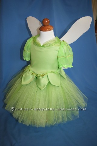 Pretty Tinkerbell in a Lantern Handmade Toddler Girl Costume