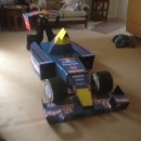 Transforming Red Bull RB8 Formula One Car Costume (And an Entire Pit Crew Too!)