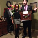 Punny Halloween Couple Costume: "Tulips on Your Organ"