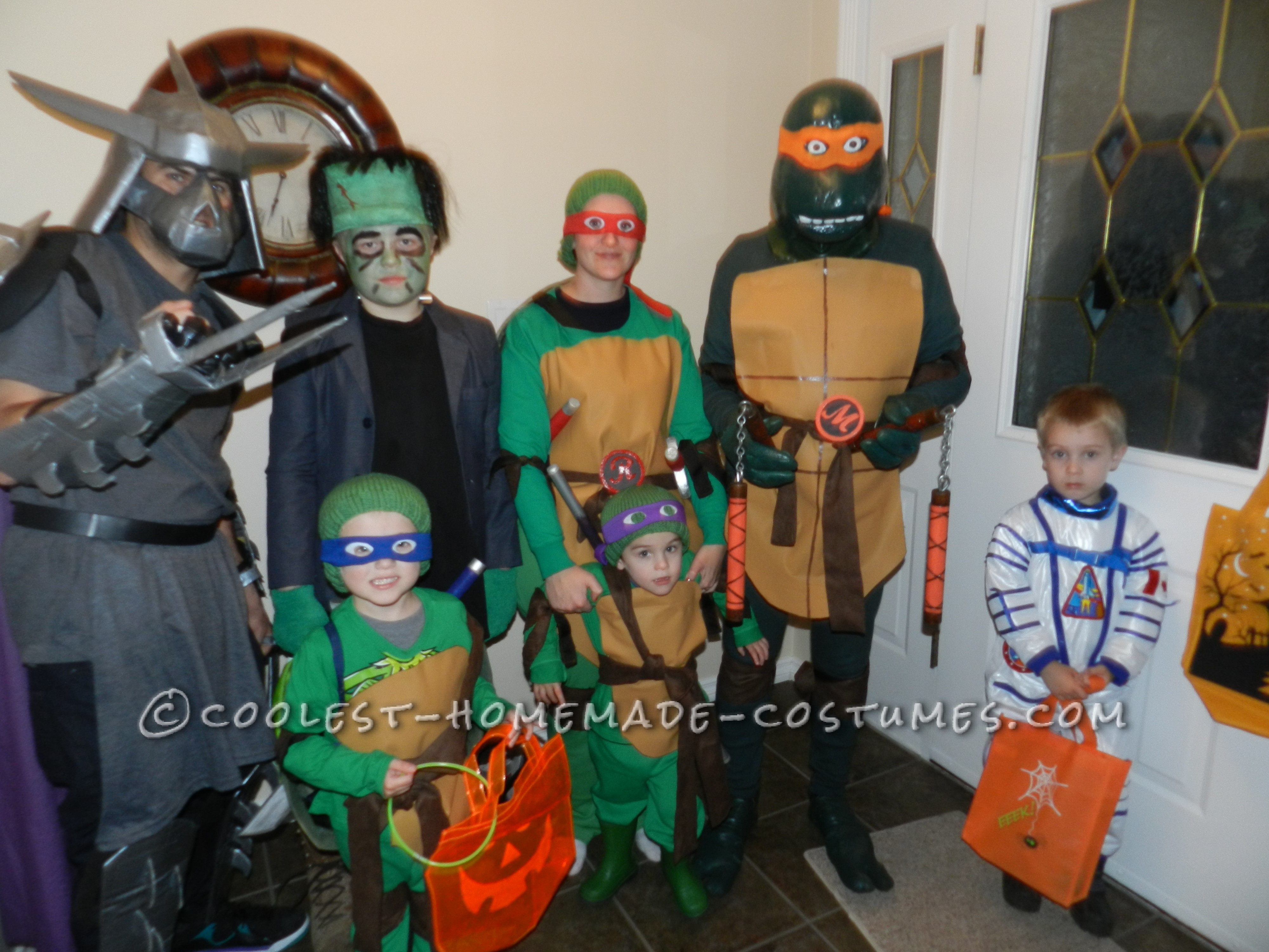 Turtley Awesome Ninja Turtles Halloween Family Costume