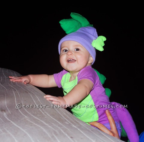 Cheap and Cute Mom and Baby Costume: Twilight Sparkle and Baby Spike the Dragon