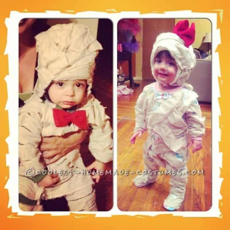 Two Little Mummy Twin Costumes