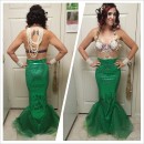 Ultra Feminine and Fun Homemade Mermaid Costume