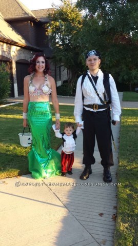 Ultra Feminine and Fun Homemade Mermaid Costume