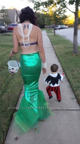 Ultra Feminine and Fun Homemade Mermaid Costume