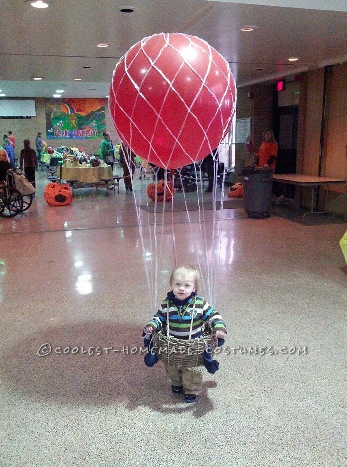 Cool Hot Air Balloon Halloween Costume for a Toddler