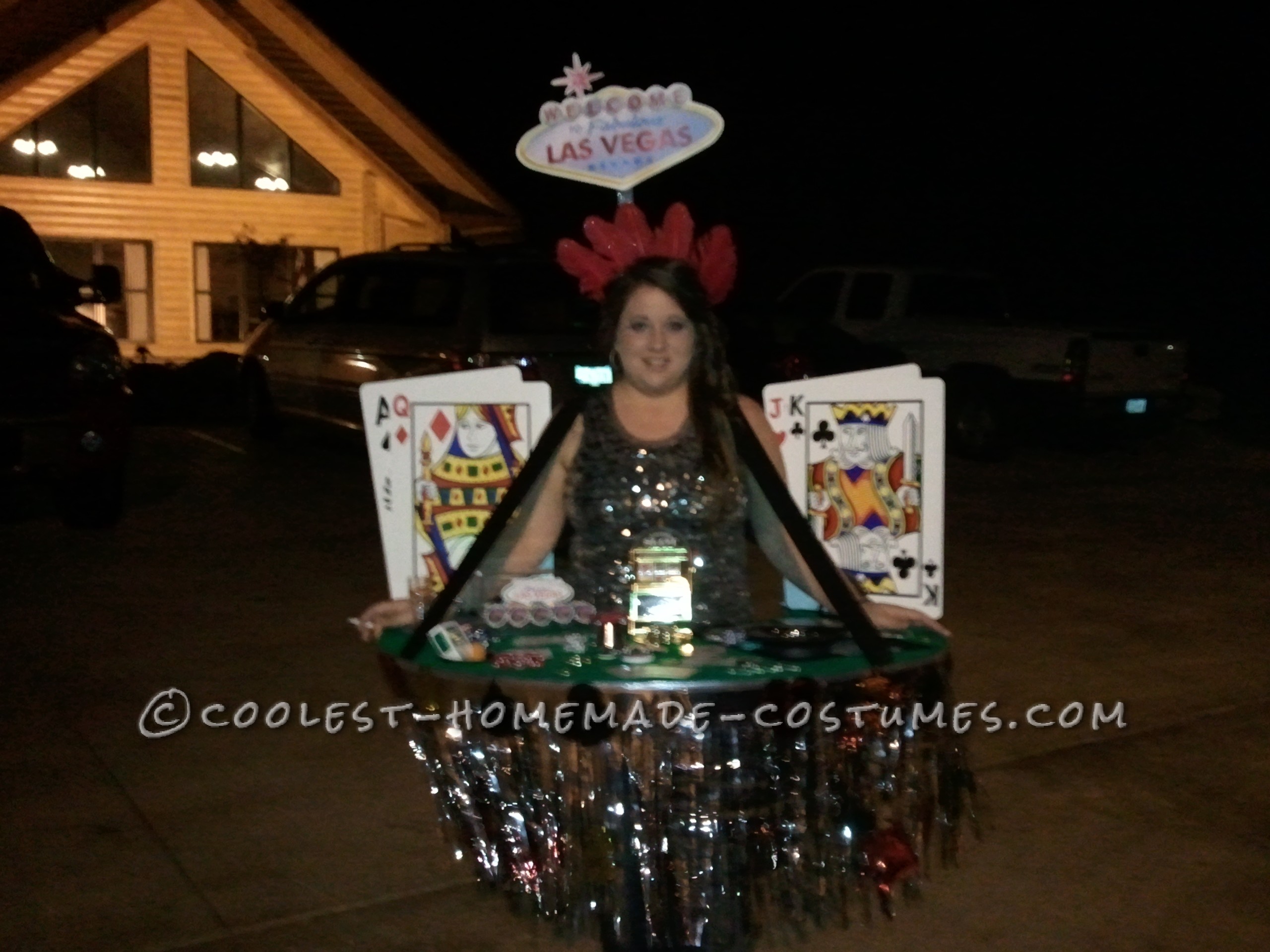 Viva Las Vegas Casino Dealer Costume