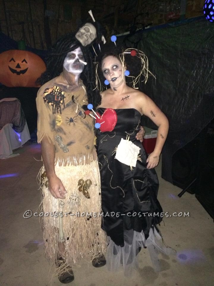 Voodoo Doll and Witch Doctor Couple Halloween Costume