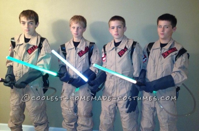 Best Homemade Ghost Busters Group Halloween Costume