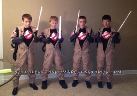 Best Homemade Ghost Busters Group Halloween Costume