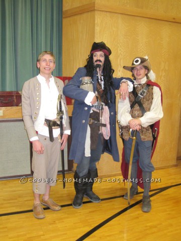 Cool Homemade Pirates of Carribean Group Costume: Will Turner and Ragetti