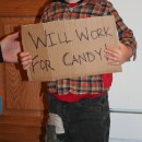 Funny and Easy Toddler Costume Idea: Will Work for Candy!