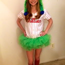 Woman's Phillie Phanatic Costume