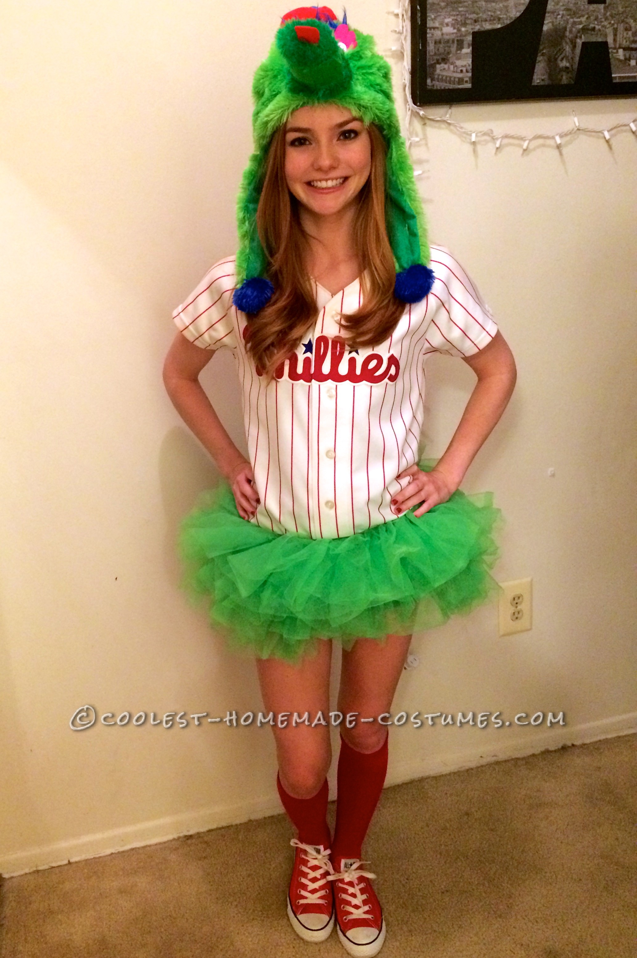 Woman's Phillie Phanatic Costume