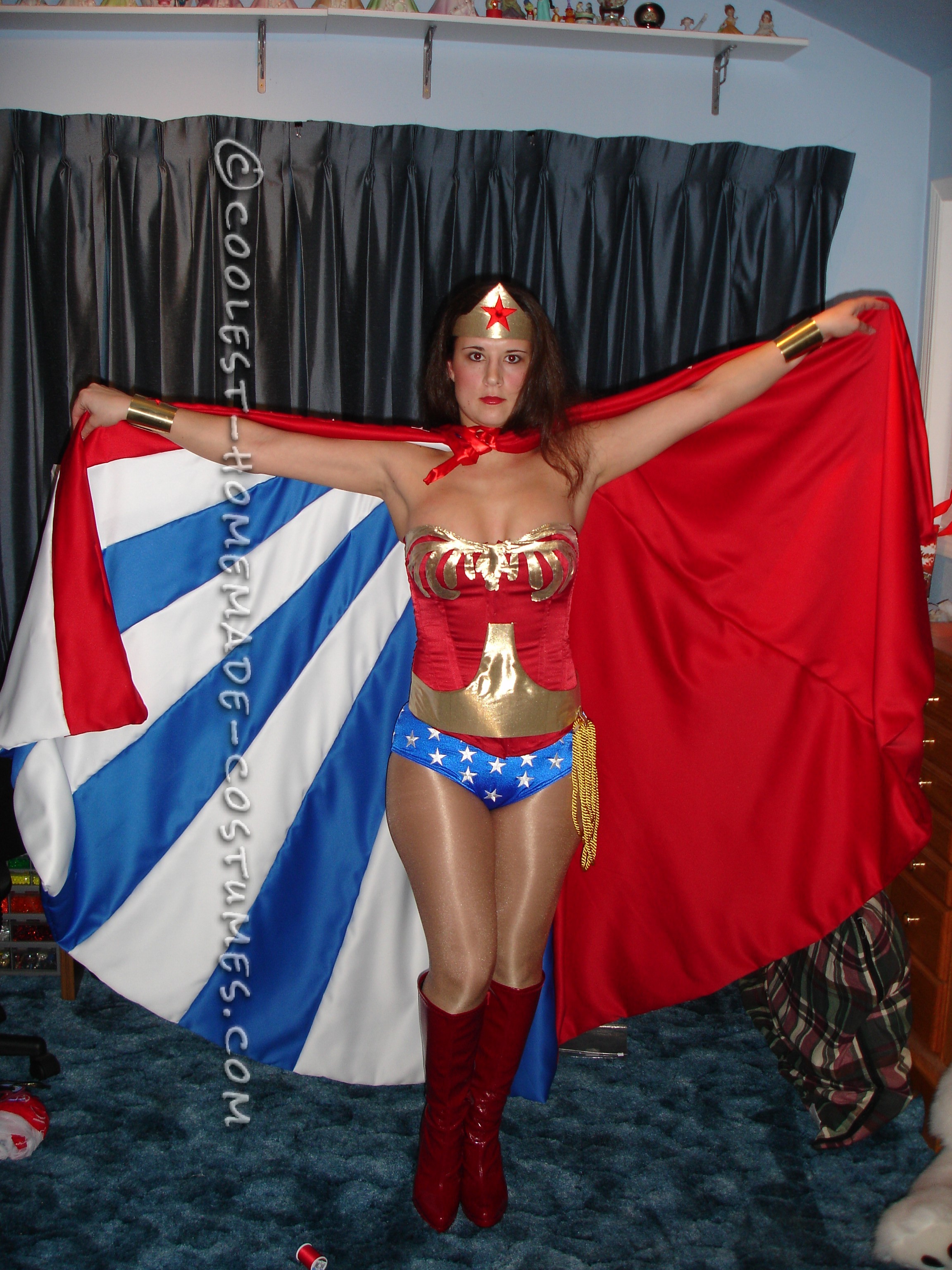 Beautiful Homemade Wonder Woman Costume