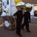 Yummy Chocolate Ferrero Rocher Candy Head Group Costume Idea