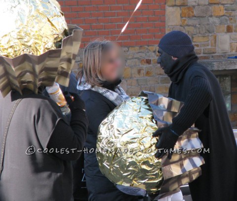 Yummy Chocolate Ferrero Rocher Candy Head Group Costume Idea