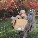 Zombie Freeride Illusion Costume for a Boy
