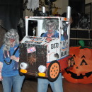 Creepy DIY Zombie Truckers Couple Costume