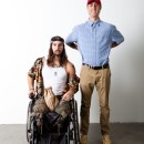 Lt. Dan and Forrest Gump Take Halloween by Storm