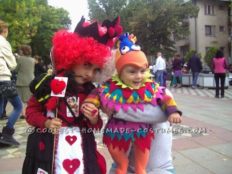 Queen of Hearts DIY Costume for a Girl