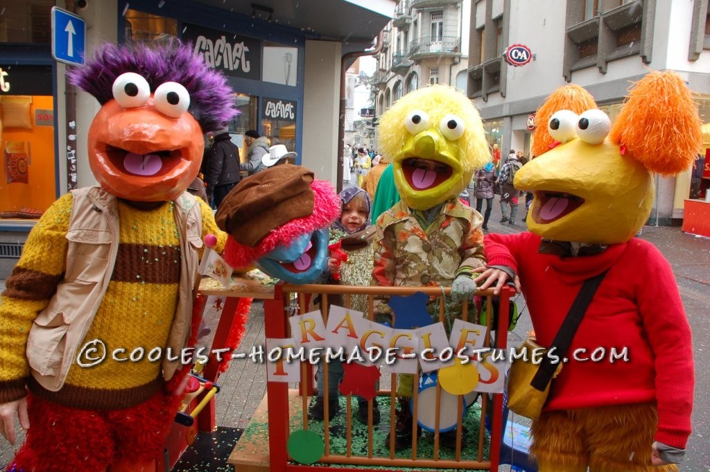 Fraggle Rock Papier Mache Masks