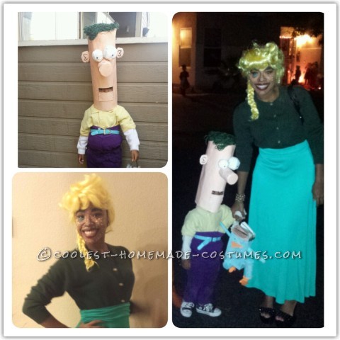 Super Easy Homemade Ferb Costume