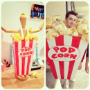 Cool Popcorn Costume Made in 3 Days