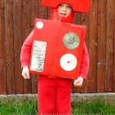 Cool Red Robot Costume