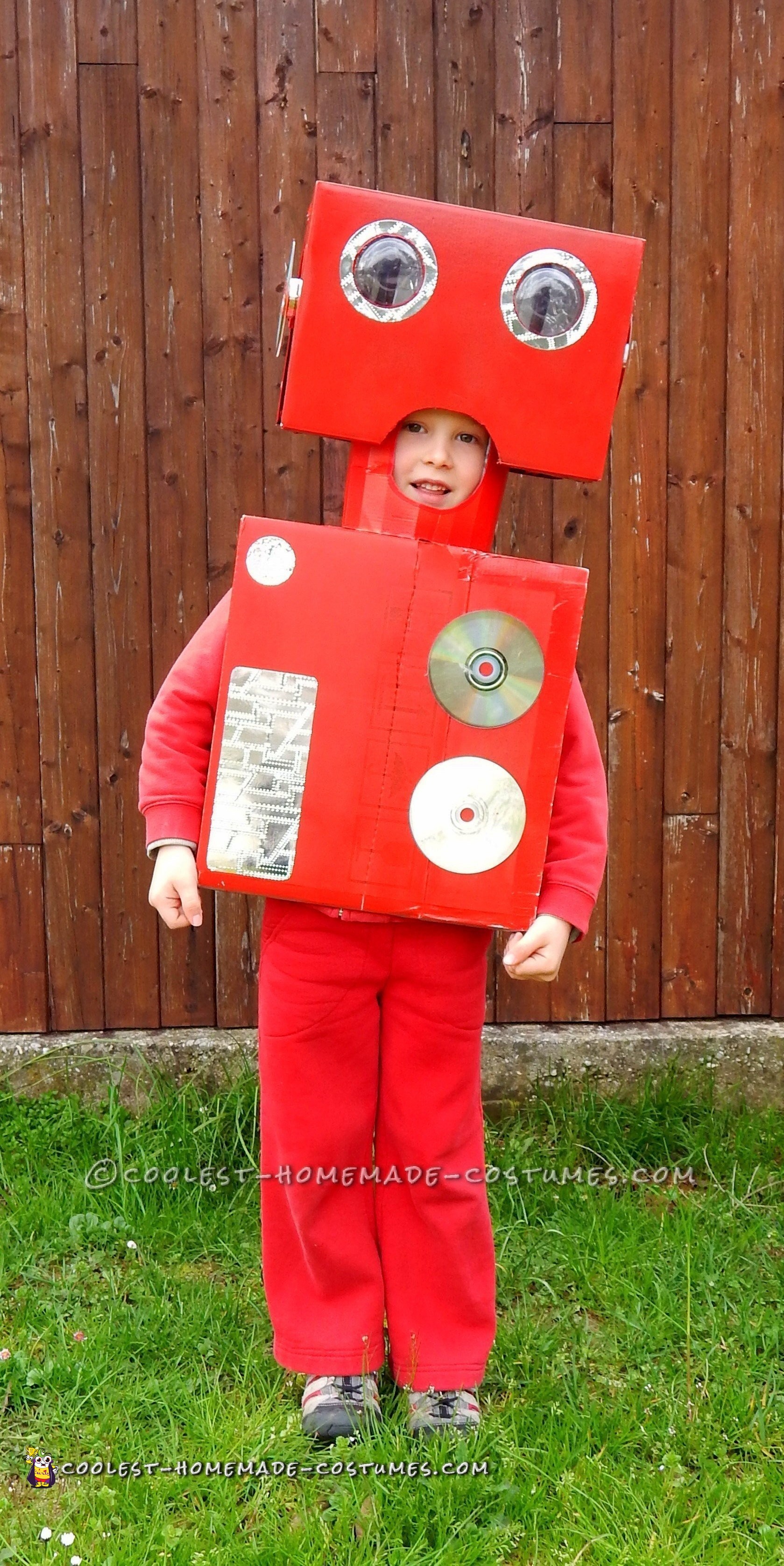 Cool Red Robot Costume