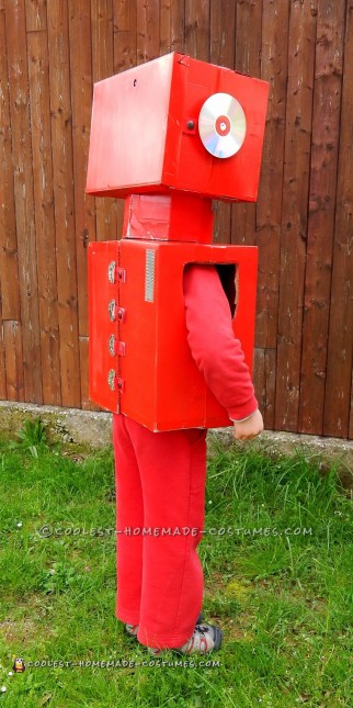 Cool Red Robot Costume