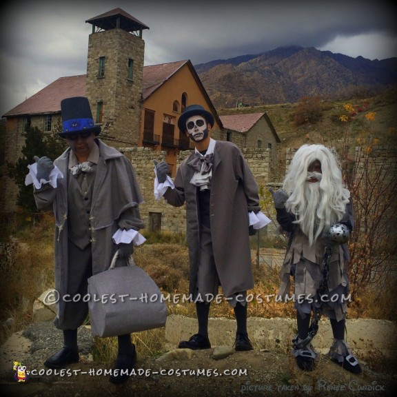 Beware of Hitchhiking Ghosts Group Costume