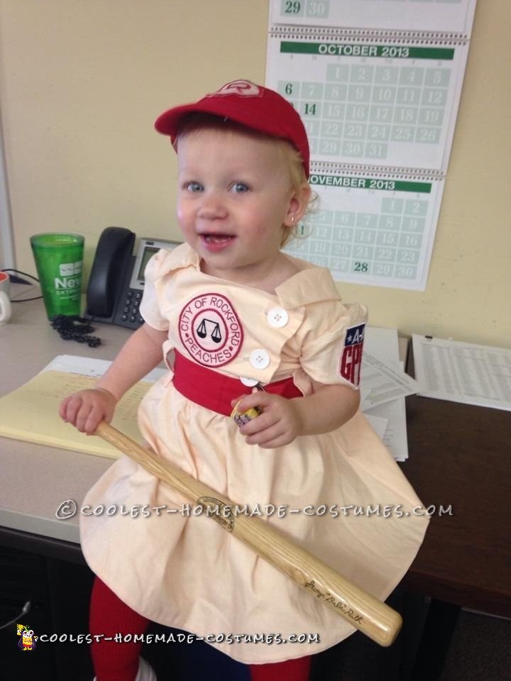 My Little Rockford Peach - League of Their Own Toddler Costume