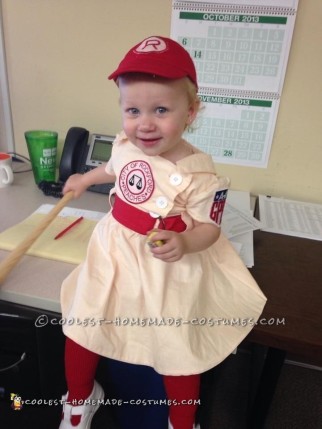 My Little Rockford Peach - League of Their Own Toddler Costume