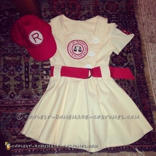 My Little Rockford Peach - League of Their Own Toddler Costume