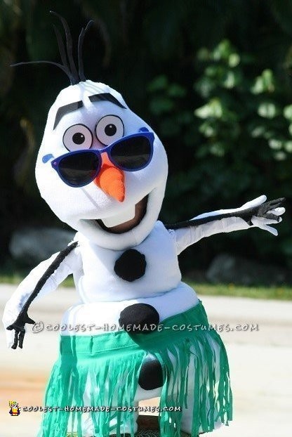 Coolest Frozen Snowmen Olaf and Marshmallow Couple Costumes