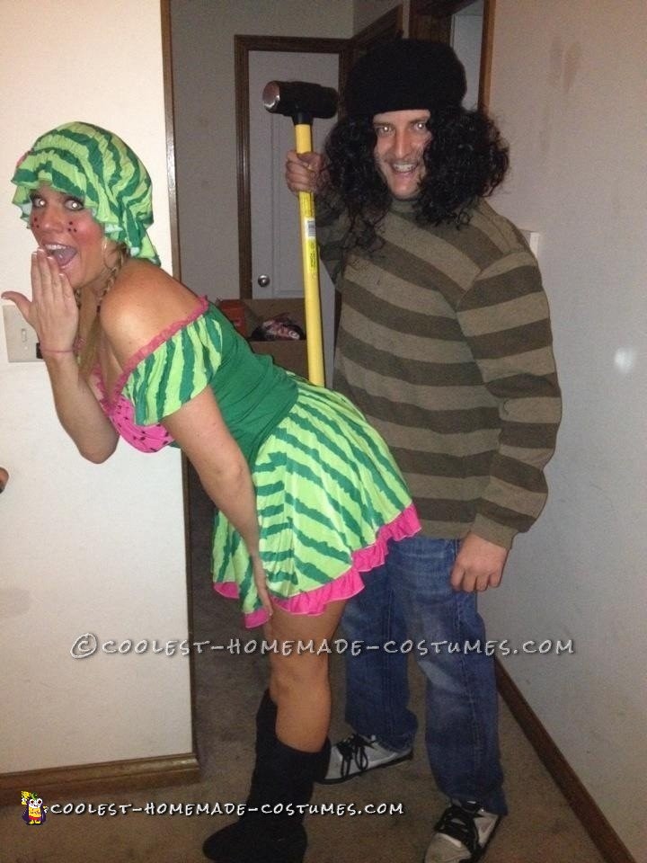 Easy and Hilarious Couples Costume: Gallagher and his Watermelon!