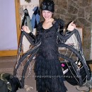 Elegant Homemade Black Widow Spider Costume