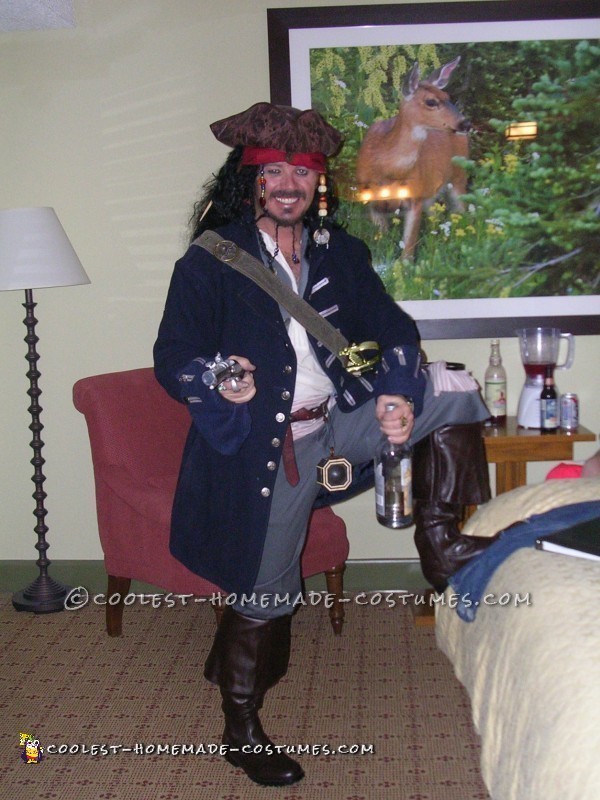 Coolest Homemade Jack Sparrow Costume - The Real Deal!