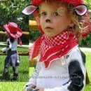 Cutest Cow Child Cowgirl Costume